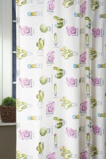 Dekorační látka NEVADA 03 kaktusy š. 140 cm