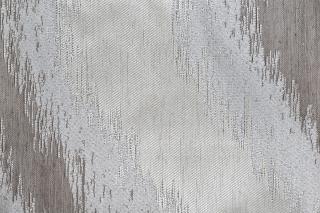 Dekorační látka SWING 904 šíře 290 cm, vlny podélné, šedostříbrná a krémová