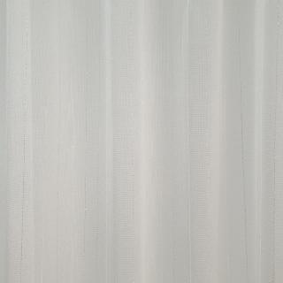 Záclona LAG CIPRUS 03 bílá v. 300 cm s olůvkem, sříbrná nitka lesk