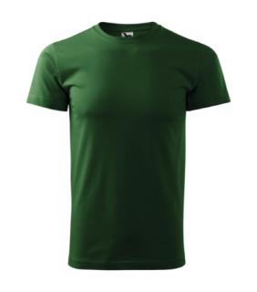Basic 129  Tričko pánské color: lahvově zelená, size: L