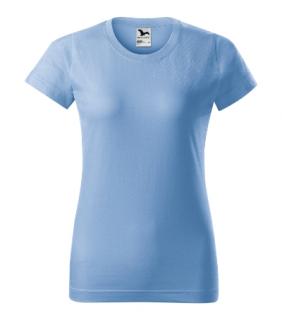 Basic 134  Tričko dámské color: nebesky modrá, size: L