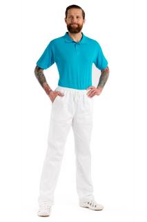 Kalhoty MAREK bílé Barva: Bílá, Obvod pasu: 44 | 72-76 cm | na zakázku