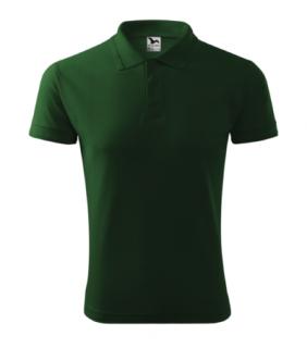 Pique Polo 203  Polokošile pánská Barva: lahvově zelená, velikost: 2XL