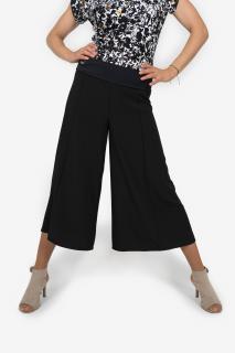 Kalhotová sukně žoržet Barva: Černá, Velikost: XL