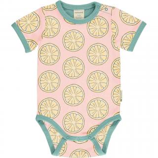 Body pro miminko s krátkým rukávem Fresh Lemon MAXOMORRA 74/80