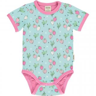 Body pro miminko s krátkým rukávem Strawberry Fields MEYADEY 50/56