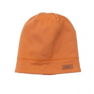 Dětská zimní čepice beanie Ochre Braun WALKIDDY 47/49