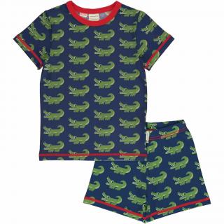Dětské pyžamo s krátkým rukávem Crocodile MAXOMORRA 74/80