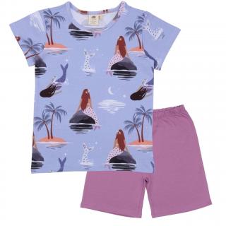 Dětské pyžamo s krátkým rukávem Mermaids WALKIDDY 110