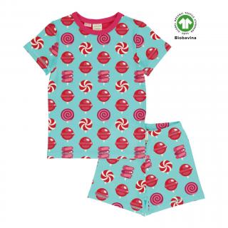 Dětské pyžamo s krátkým rukávem Party Lollipop MAXOMORRA 134/140