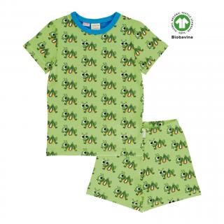 Dětské pyžamo s krátkým rukávem Picnic Grasshopper MAXOMORRA 104/110