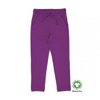 Dětské tepláky Slim Fit Violet MAXOMORRA 110/116