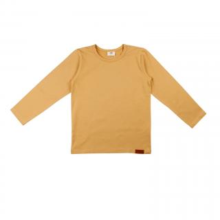 Dětské tričko s dlouhým rukávem Mineral Yellow WALKIDDY 122