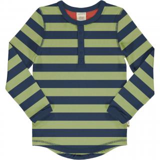 Dětské tričko s dlouhým rukávem Stripe Fern MAXOMORRA 86/92