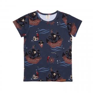 Dětské tričko s krátkým rukávem Pirate Ships WALKIDDY 86