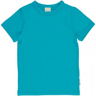 Dětské tričko s krátkým rukávem Solid Turquoise MAXOMORRA 110/116