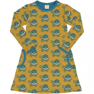 Dívčí šaty s dlouhým rukávem Tortoise MAXOMORRA 110/116