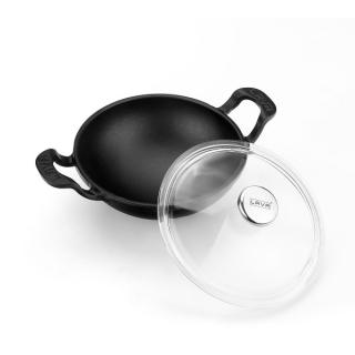 Litinový wok 16 cm - černý matný