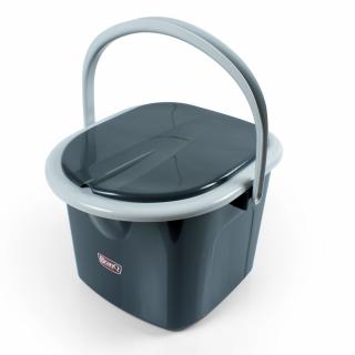 WC kbelík 15,5l - černý