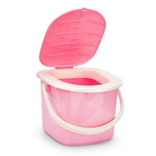 WC kbelík 15,5l - růžový