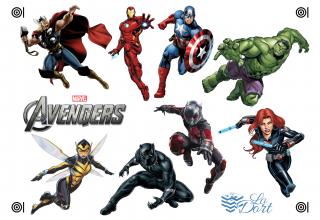 Avengers - Marvel - A4 - 00163 Materiál: Decor list