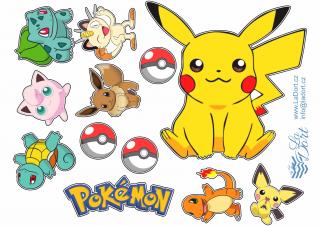 Pokémon - A4 - 00389 Materiál: Decor list