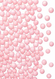 Zdobící perly - Růžová - 20g