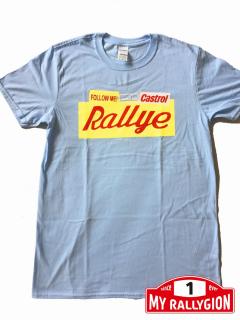 tričko Rallye retro Barva: Světle modrá, Velikost: XL