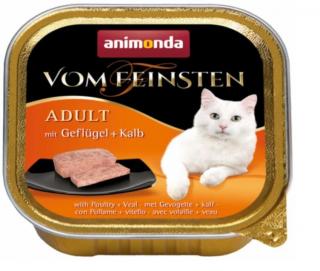 ANIMONDA paštika ADULT - drůbež, telecí pro kočky 100g + výhodné balení Hmotnost (g/kg): 1ks (100g)