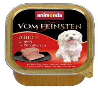 ANIMONDA paštika ADULT - hovězí, krůtí srdce pro psy 150g + výhodné balení Hmotnost (g/kg): 1ks (150g)