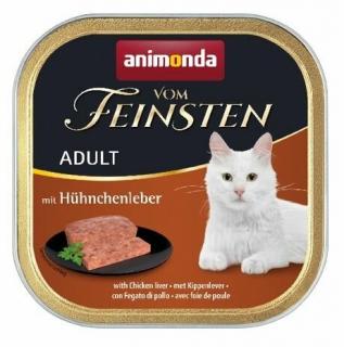 ANIMONDA paštika ADULT - kuřecí játra pro kočky 100g + výhodné balení Hmotnost (g/kg): bal. 5ks (5x100g)