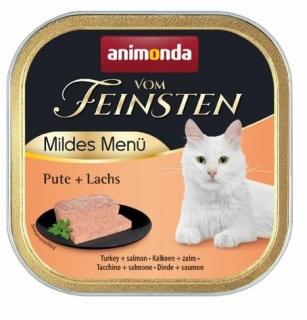 ANIMONDA paštika MILDES MENU (KASTRÁT) - krůta+losos 100g + výhodné balení Hmotnost (g/kg): bal. 5ks (5x100g)