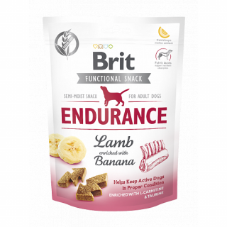 Brit Care Dog Functional Snack Endurance Lamb 150g  Lahodné a výživové masové pamlsky pro psy