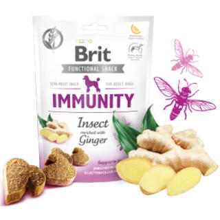Brit Care Dog Functional Snack Immunity Insect 150g  Lahodné a výživové masové pamlsky pro psy