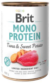 Brit Dog konzerva Mono Protein Tuna & Sweet Potato 400g