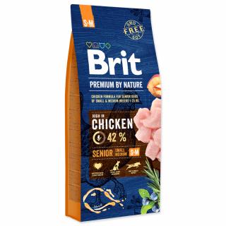 BRIT Premium by Nature Senior S+M 15kg  sleva při registraci pro zákazníky