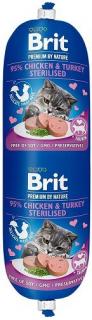 Brit Premium Cat by Nature Sausage Chicken &Turkey Sterilised 180g