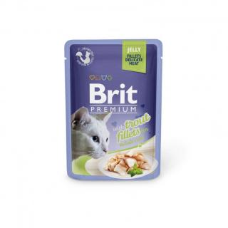 Brit Premium Cat D Fillets in Jelly with Trout 85g