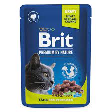 Brit Premium Cat kapsa Lamb for Sterilised 100g