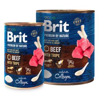 Brit Premium Dog by Nature konzerva Beef & Tripes  masové bezobilné konzervy pro psy Hmotnost (g/kg): 800g