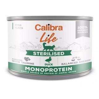 Calibra Cat Life  konzerva Sterilised Duck 200g