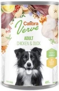 Calibra Dog Verve konzerva GF Adult Chicken&Duck 400g