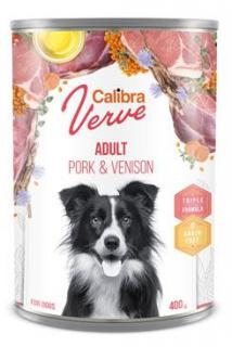 Calibra Dog Verve konzerva GF Adult Pork&Venison 400g
