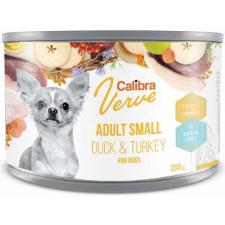 Calibra Dog Verve konzerva GF Adult Small Duck&Turkey 200g