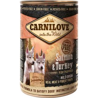 CARNILOVE DOG  Wild Meat Salmon & Turkey For puppies 400g
