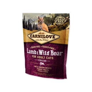 CARNILOVE Lamb And Wild Boad Adult Cats Sterilised 400g