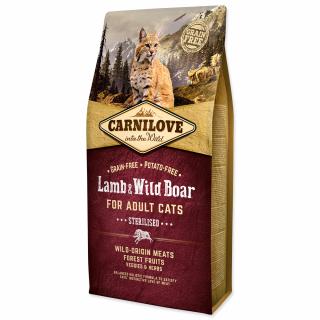 CARNILOVE Lamb and Wild Boar Adult Cats Sterilised 2kg