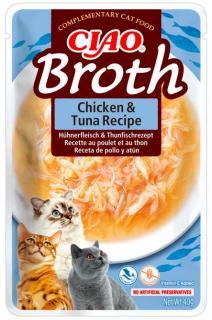 Churu Cat CIAO Broth Chicken&Tuna Recipe 40g