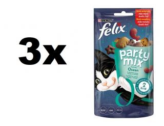 Felix snack cat -Party Mix Ocean Mix 3x 60 g