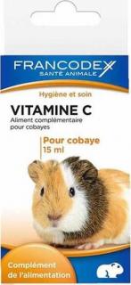 Francodex Vitamín C kapky morče  sleva 2% při registraci Množství (ml/l): 15 ml